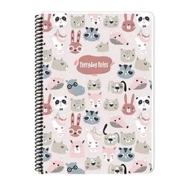 Keskin Animal Friends Hayvanlar Color A4 Kareli 80 Yaprak Defter