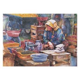 Keskin Color 1000 Parça Pazarcı Puzzle