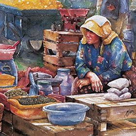 Keskin Color 1000 Parça Pazarcı Puzzle