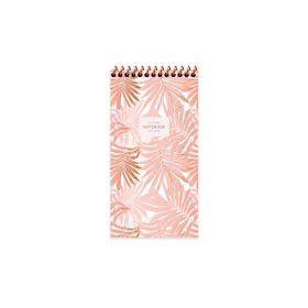 Keskin Color 10x19 cm La Plume Leaves Kahve Çizgili Bloknot