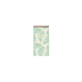 Keskin Color 10x19 cm La Plume Leaves Yeşil Çizgili Bloknot