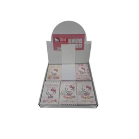 Keskin Color 140100-08 Hello Kitty Spiralli 42 Yaprak Çizgili A7 Küçük Boy 48'li Not Defteri