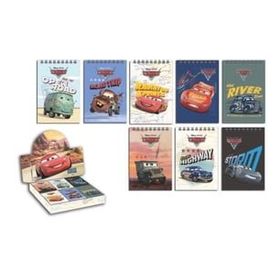 Keskin Color 140100-33 A7 Spiralli Karton Kapak Kareli 42 Yaprak Cars 2 48'li Not Defteri