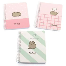 Keskin Color 140400-10 Spiralli Pusheen A6 80 Yaprak Çizgili 36'lı Not Defteri