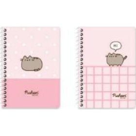 Keskin Color 140400-10 Spiralli Pusheen A6 80 Yaprak Çizgili 36'lı Not Defteri