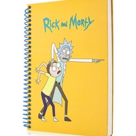 Keskin Color 140400-11 Spiralli Rick And Morty A6 80 Yaprak Çizgili 36'lı Not Defteri
