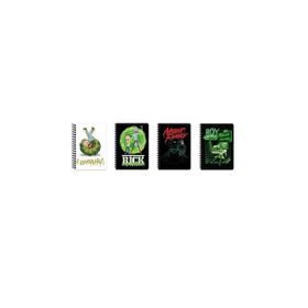 Keskin Color 140400-11 Spiralli Rick And Morty A6 80 Yaprak Çizgili 36'lı Not Defteri