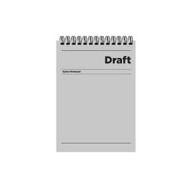 Keskin Color 140541-99 Spiralli A5 80 Yaprak Çizgili Kağıt Karton Kapak Draft 6'lı Not Defteri