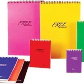 Keskin Color 141171-99 Free Platinum Office Spiralli A5 80 Yaprak Çizgili 6'lı Not Defteri