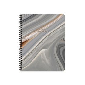 Keskin Color 16.5x22.5 Çizgili Classic Marble - Kahverengi Defter