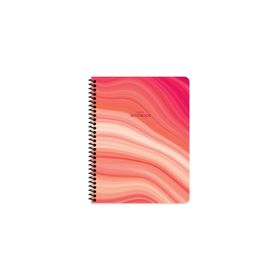 Keskin Color 16.5x22.5 Çizgili Classic Marble - Kırmızı Defter