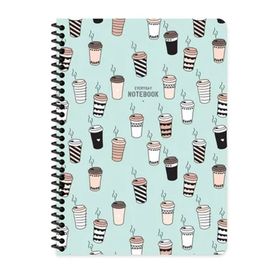 Keskin Color 16.5x22.5 Çizgili Coffee - Yeşil Defter