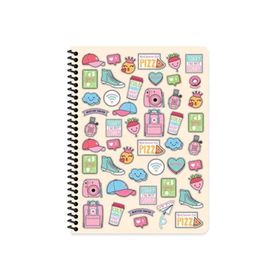 Keskin Color 16.5x22.5 Çizgili Sweet Fun Turuncu Defter
