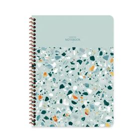 Keskin Color 16.5x22.5 Çizgili Terazzo - Yeşil Defter