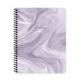 Keskin Color 16.5x22.5 cm 80 Yaprak Kareli Karton Kapak Classic Marble Spiralli Defter