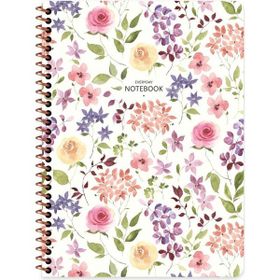 Keskin Color 16.5X22.5 Kareli Defter Çiçek 80 Yaprak