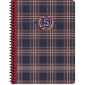 Keskin Color 16.5X22.5 Kareli School - Bordo Defter