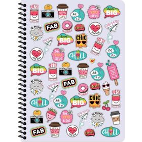 Keskin Color 16.5x22.5 Kareli Sweet Fun Lila Defter