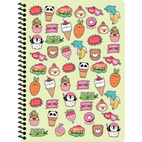 Keskin Color 16.5x22.5 Kareli Sweet Fun Sarı Defter