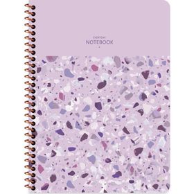 Keskin Color 16.5X22.5 Kareli Terazzo Lila Defter