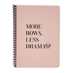 Keskin Color 16,5x22,5 cm 80 Yaprak Disney More Bows Less Drama Çizgili Defter