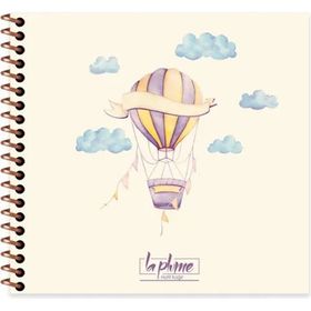Keskin Color 16x15 Çizgili La Plume Balloon - Mor Defter