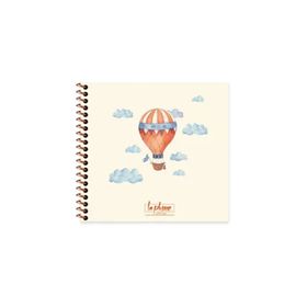 Keskin Color 16x15 Çizgili La Plume Balloon - Turuncu Defter