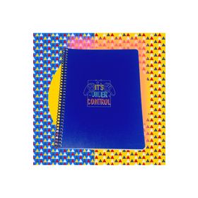 Keskin Color 16x22 cm 80 Yaprak Çizgisiz Plastik Kapak Telli 60 gr Beyaz Sayfa Defter