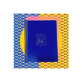 Keskin Color 16x22 cm 80 Yaprak Çizgisiz Plastik Kapak Telli 60 gr Beyaz Sayfa Defter