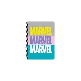 Keskin Color 16x22 cm Çizgisiz Marvel Karton Kapak Telli Defter 80 Yaprak 60 gr Beyaz Sayfa Defter