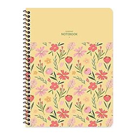 Keskin Color 16x22 cm Çizgisiz Telli Beyaz Sayfalı 80 Yaprak Plastik Kapak Defter
