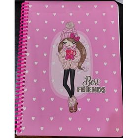 Keskin Color 16xx22 cm 60 gr Karton Kapak Çizgisiz 80 Yaprak Beyaz Telli Defter