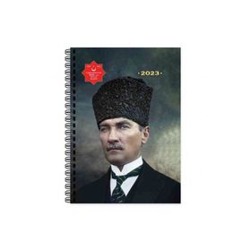 Keskin Color 17*24 Atatürk Günlük Spiralli Ajanda - Başkomutan Defter