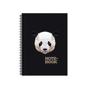 Keskin Color 17x24 100 Yp. Çizgili Sert Kapak Jungle Panda Defter