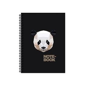 Keskin Color 17x24 100 Yp. Kareli Sert Kapak Jungle Panda Defter