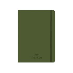 Keskin Color 17x24 96 Yaprak Kareli Ciltli Premier Haki Defter