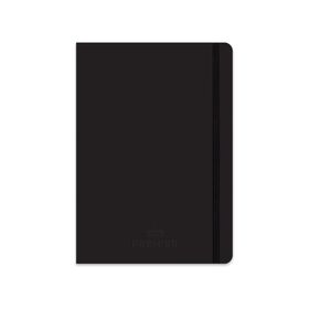 Keskin Color 17x24 96 Yaprak Kareli Ciltli Premier Siyah Defter