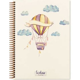 Keskin Color 17x24 Çizgili La Plume Balloon - Mor Defter