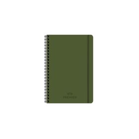 Keskin Color 17X24 Çizgili Spiralli Premier Haki Defter