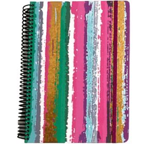 Keskin Color 17x24 cm 100 Yaprak Çizgili Spiralli Sert Kapaklı Glitter Defter