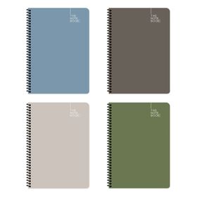 Keskin Color 17x24 cm 96 Yaprak Kareli Sert Kapak The MN Notebook