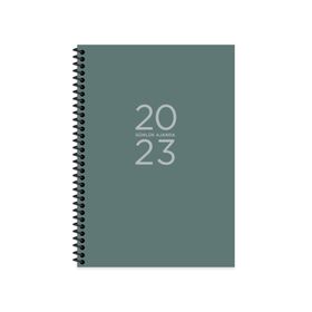 Keskin Color 17x24 Yeşil 2023 Günlük Termo Deri Ajanda