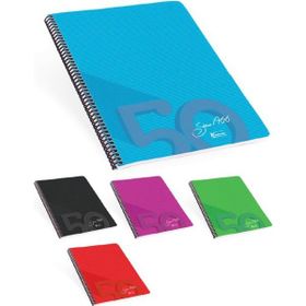 Keskin Color 19x25 Çizgili Plastik Kapak 100 Yaprak Spiralli Defter