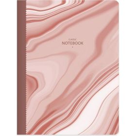 Keskin Color 19X25 Düz Marble - Pembe Defter