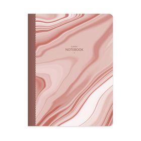 Keskin Color 19X25 Düz Marble - Pembe Defter