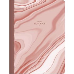 Keskin Color 19X25 Düz Marble - Pembe Defter