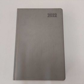 Keskin Color 2022 Günlük Termo Deri Gri 17x24 cm Ajanda