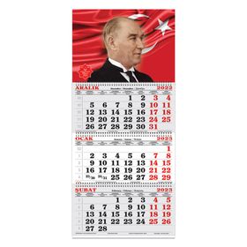 Keskin Color 2023 Atatürk 1 3 Aylık Jumbo Denizci Takvimi