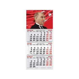 Keskin Color 2023 Atatürk 1 3 Aylık Jumbo Denizci Takvimi