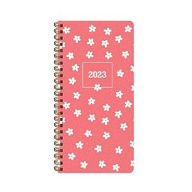 Keskin Color 2023 Spiralli Minik Papatya Karton Kapak 8x16 cm Haftalık Cep Ajandası